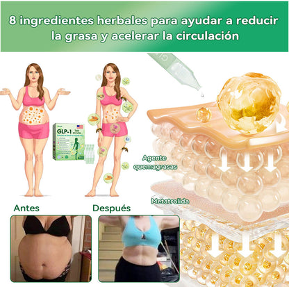 (HHVB®) ❤️ ¡Solo quedan 6 cajas! ¡Obtén un 30% de descuento hoy! La solución oral GLP-1 ayuda a controlar el peso y el azúcar en la sangre, con resultados duraderos en 4–6 cajas. ¡No esperes, actúa rápido!